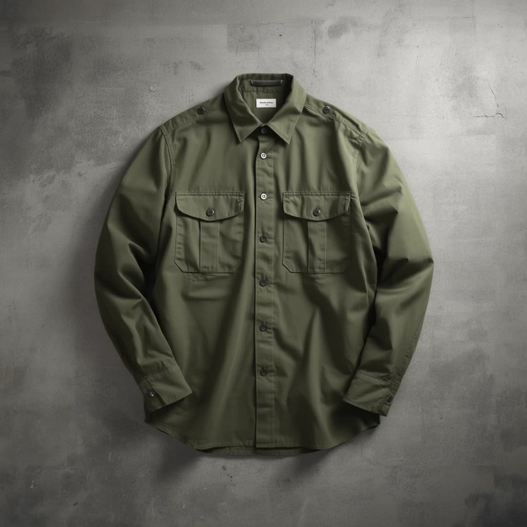 Olive Green Utility Shirt