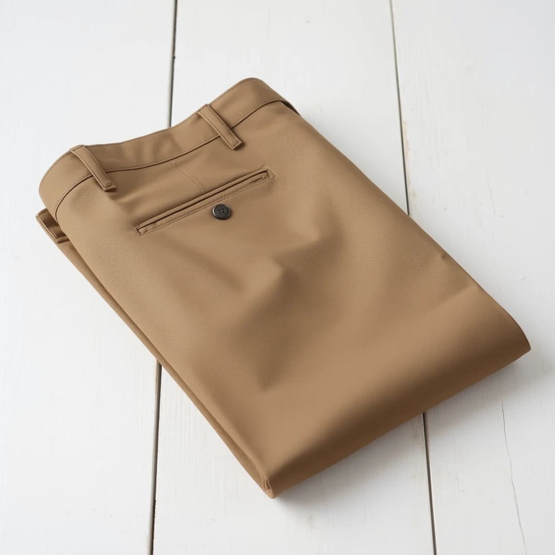 Slim Fit Khaki Chinos